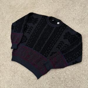 Italian sweater co multicolor mens knit sweater
